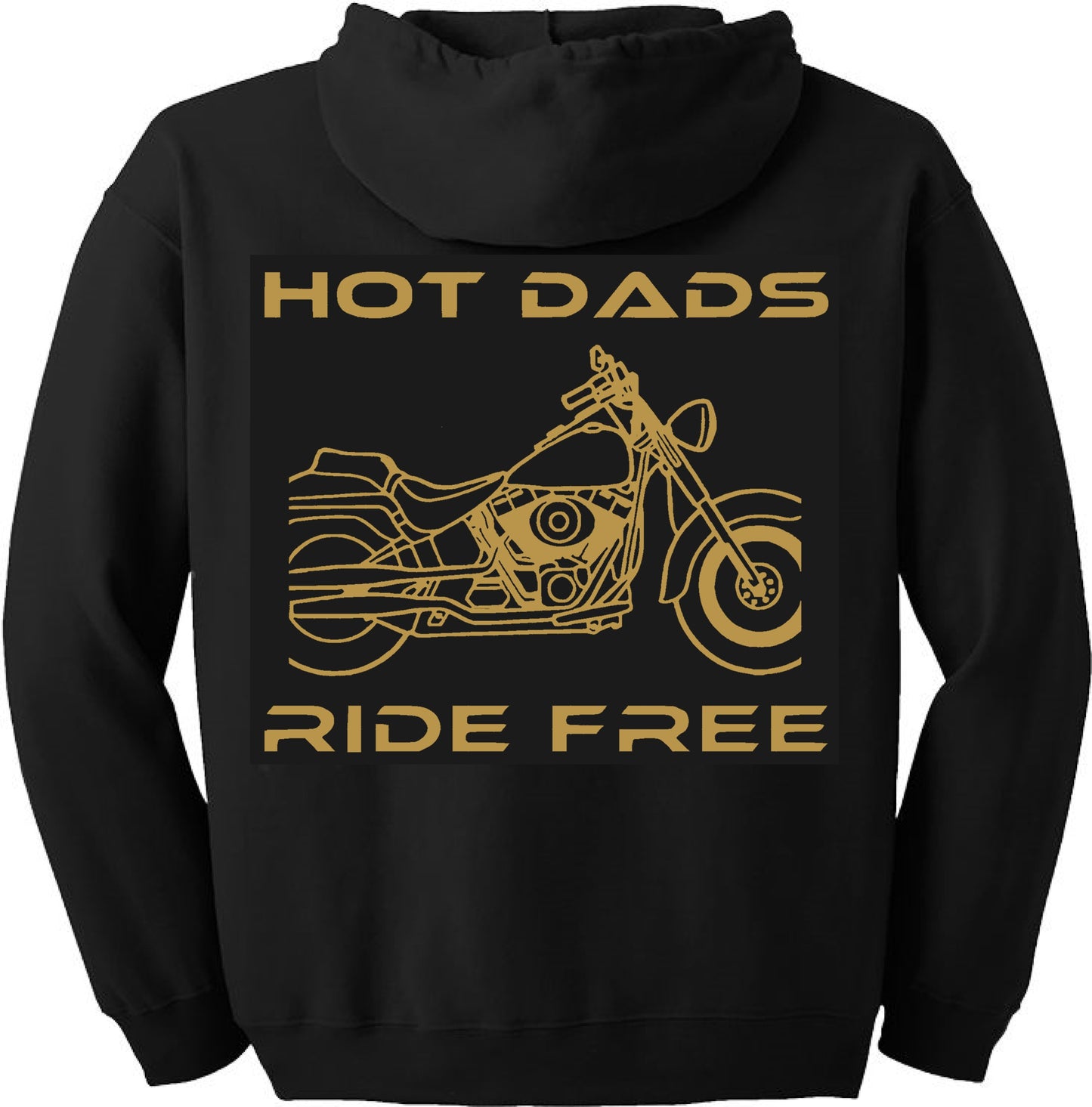 Hot Dads Ride Free Cruiser Outline